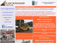 Tablet Screenshot of lockwoodcompany.com.au